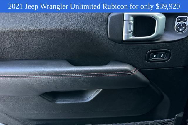 used 2021 Jeep Wrangler Unlimited car, priced at $39,920