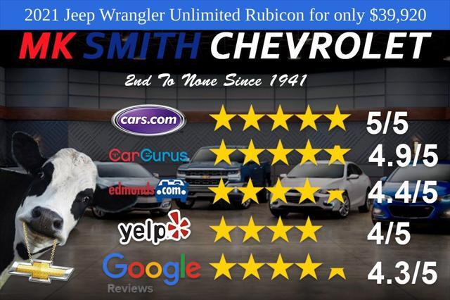 used 2021 Jeep Wrangler Unlimited car, priced at $39,920
