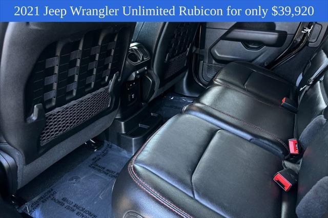 used 2021 Jeep Wrangler Unlimited car, priced at $39,920