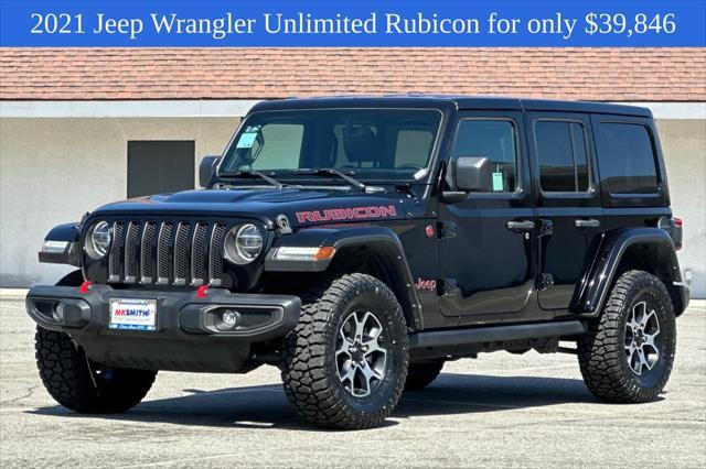 used 2021 Jeep Wrangler Unlimited car, priced at $39,846