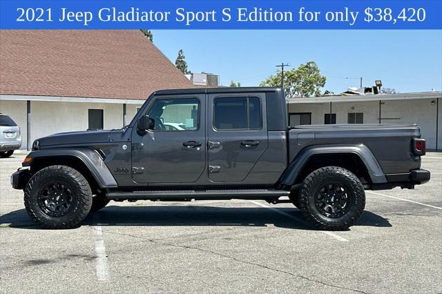 used 2021 Jeep Gladiator car, priced at $38,420