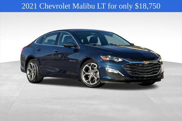 used 2021 Chevrolet Malibu car, priced at $18,750