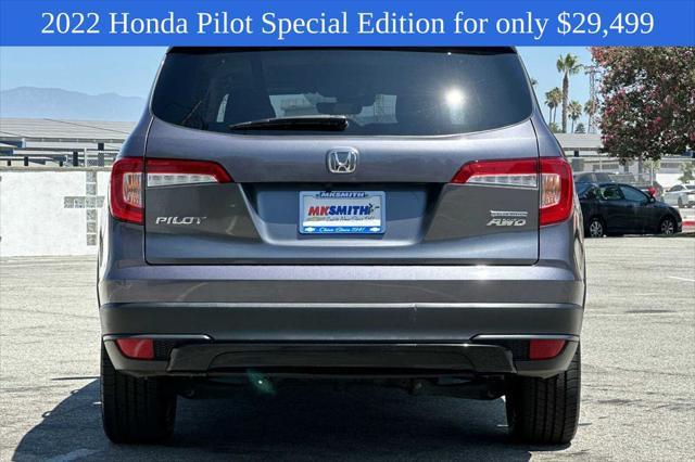 used 2022 Honda Pilot car, priced at $29,499