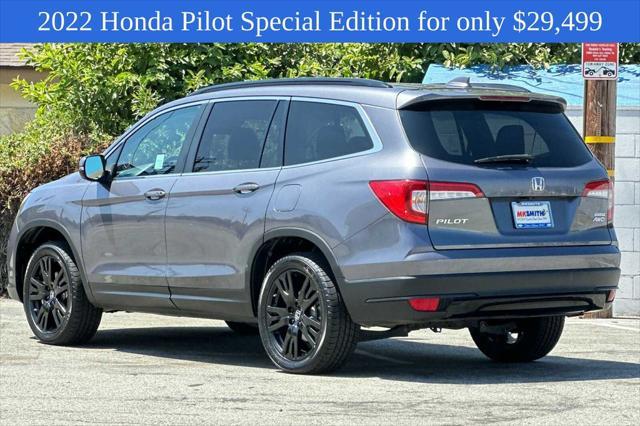 used 2022 Honda Pilot car, priced at $29,499