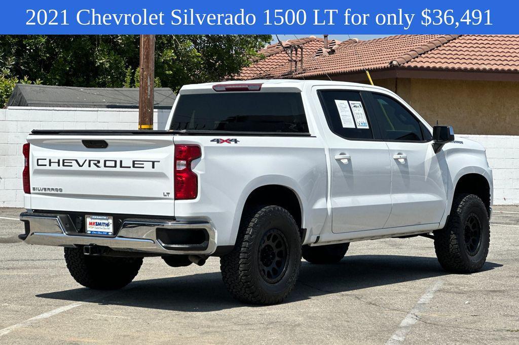 used 2021 Chevrolet Silverado 1500 car, priced at $36,491