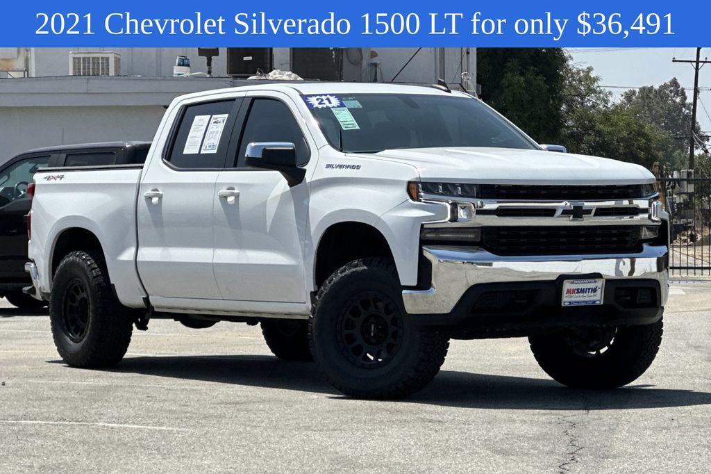 used 2021 Chevrolet Silverado 1500 car, priced at $36,491
