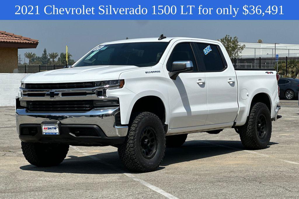 used 2021 Chevrolet Silverado 1500 car, priced at $36,491