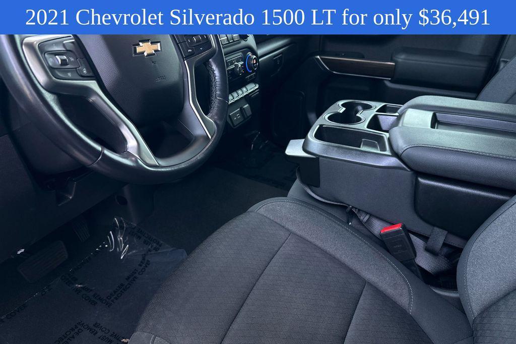 used 2021 Chevrolet Silverado 1500 car, priced at $36,491