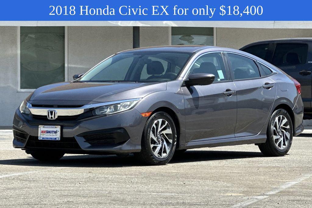 used 2018 Honda Civic car, priced at $18,400