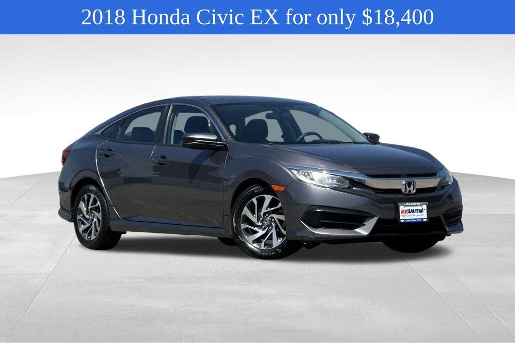 used 2018 Honda Civic car, priced at $18,400