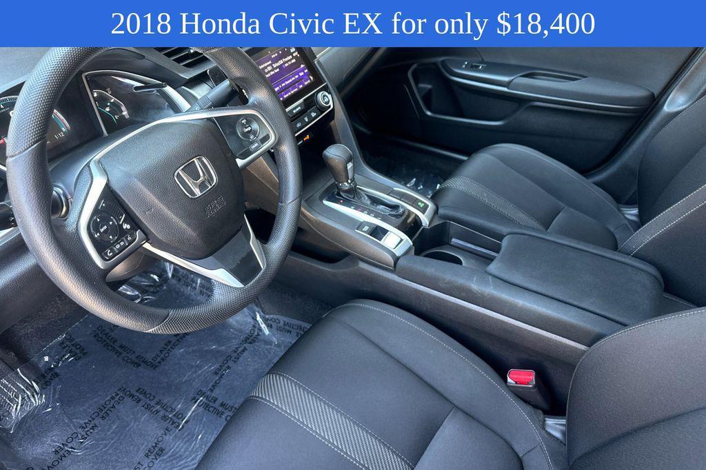 used 2018 Honda Civic car, priced at $18,400