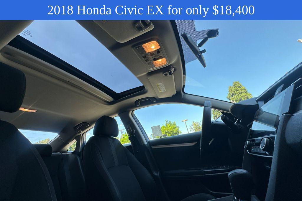 used 2018 Honda Civic car, priced at $18,400
