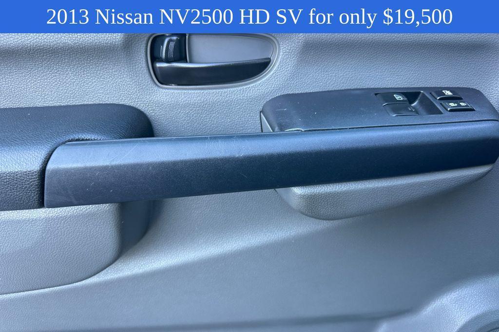 used 2013 Nissan NV Cargo NV2500 HD car, priced at $19,500