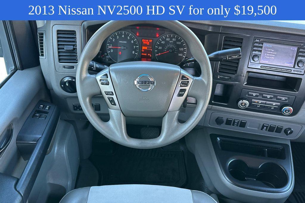 used 2013 Nissan NV Cargo NV2500 HD car, priced at $19,500