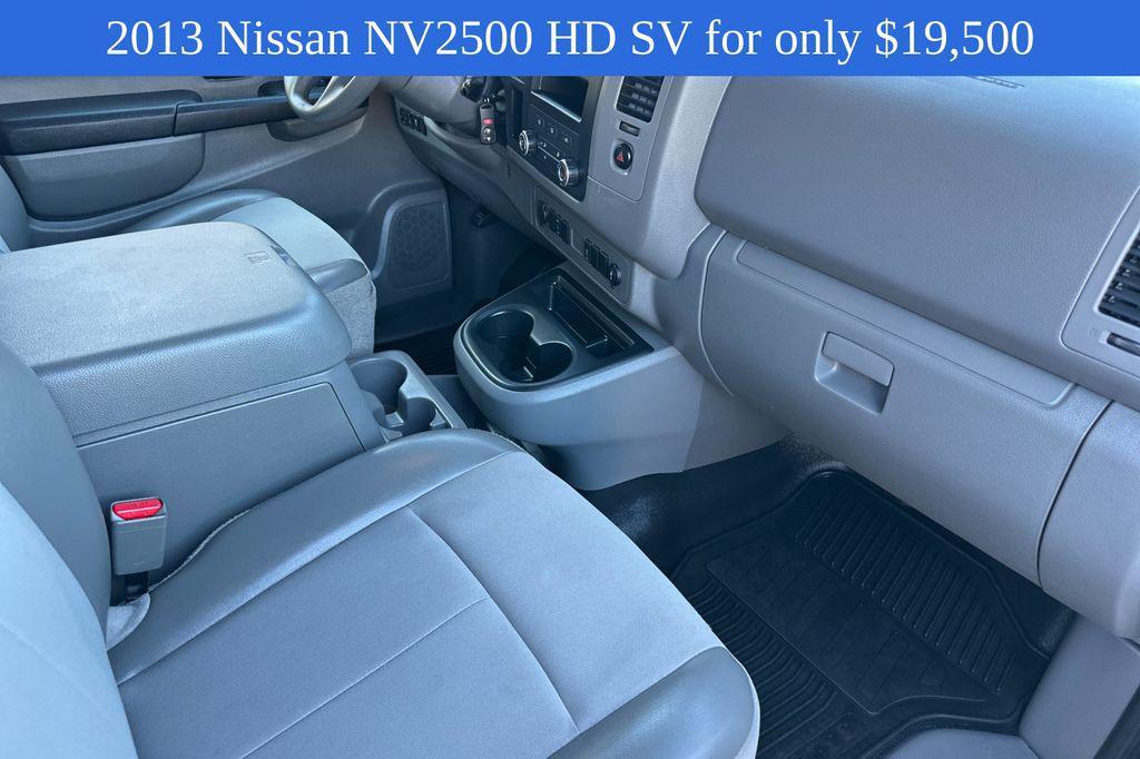 used 2013 Nissan NV Cargo NV2500 HD car, priced at $19,500