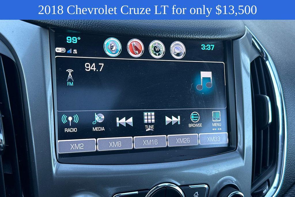 used 2018 Chevrolet Cruze car, priced at $13,500