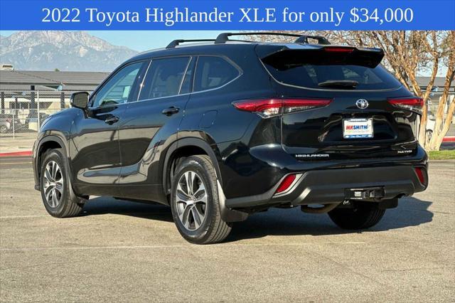 used 2022 Toyota Highlander car, priced at $34,000