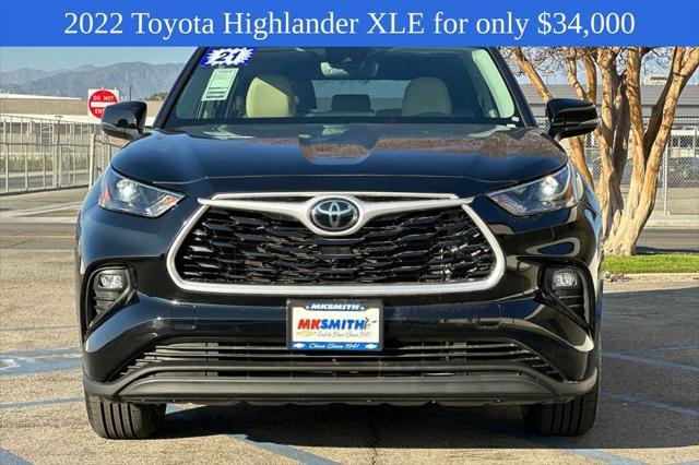 used 2022 Toyota Highlander car, priced at $34,000