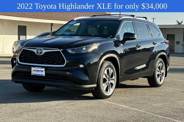 used 2022 Toyota Highlander car, priced at $34,000