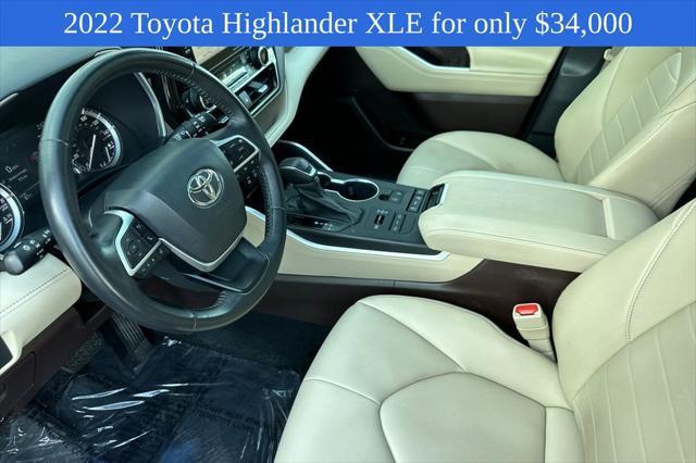 used 2022 Toyota Highlander car, priced at $34,000