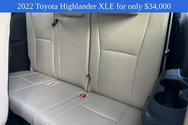 used 2022 Toyota Highlander car, priced at $34,000