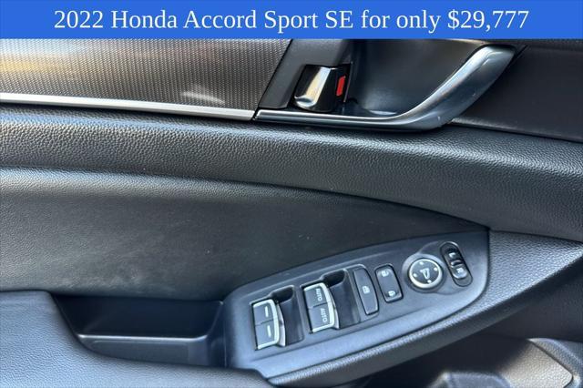 used 2022 Honda Accord car, priced at $29,777