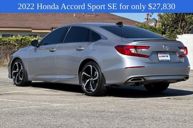 used 2022 Honda Accord car, priced at $27,830