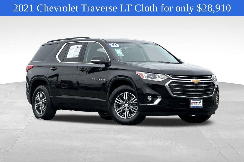 used 2021 Chevrolet Traverse car, priced at $28,910