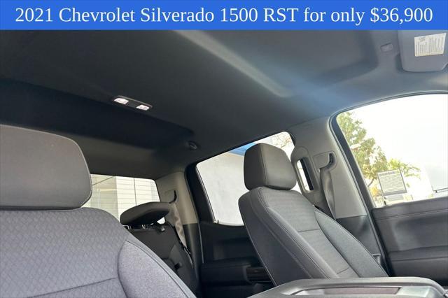 used 2021 Chevrolet Silverado 1500 car, priced at $36,900