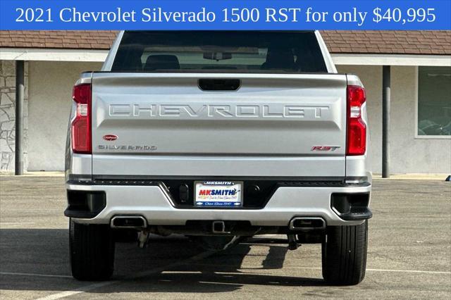 used 2021 Chevrolet Silverado 1500 car, priced at $40,995