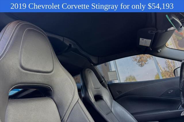 used 2019 Chevrolet Corvette car, priced at $54,193