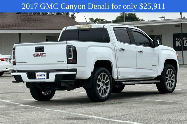 used 2017 GMC Canyon car, priced at $25,911