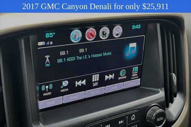 used 2017 GMC Canyon car, priced at $25,911