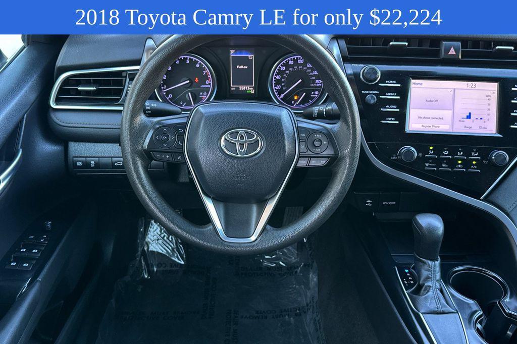 used 2018 Toyota Camry car, priced at $20,000