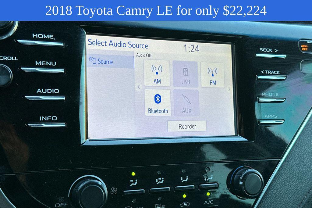 used 2018 Toyota Camry car, priced at $20,000