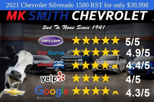 used 2021 Chevrolet Silverado 1500 car, priced at $39,998