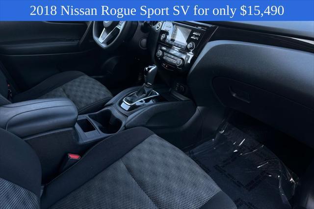 used 2018 Nissan Rogue Sport car, priced at $15,490