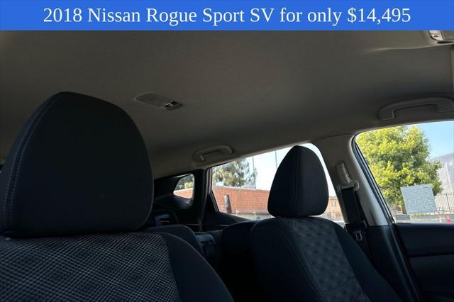 used 2018 Nissan Rogue Sport car, priced at $14,495