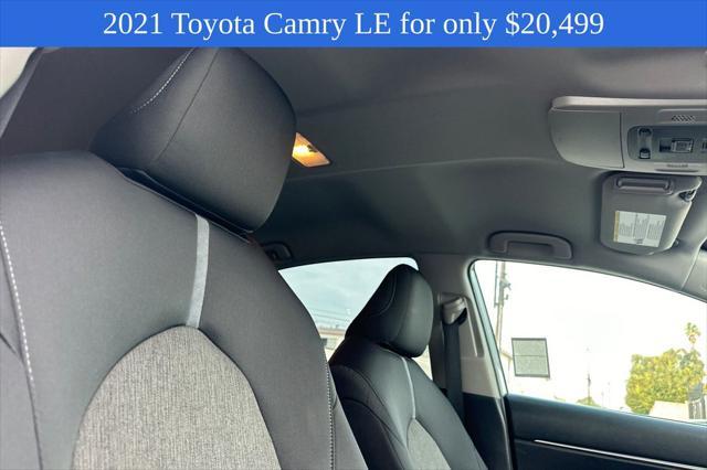 used 2021 Toyota Camry car, priced at $20,398