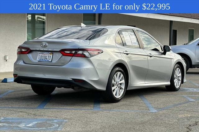 used 2021 Toyota Camry car, priced at $22,995