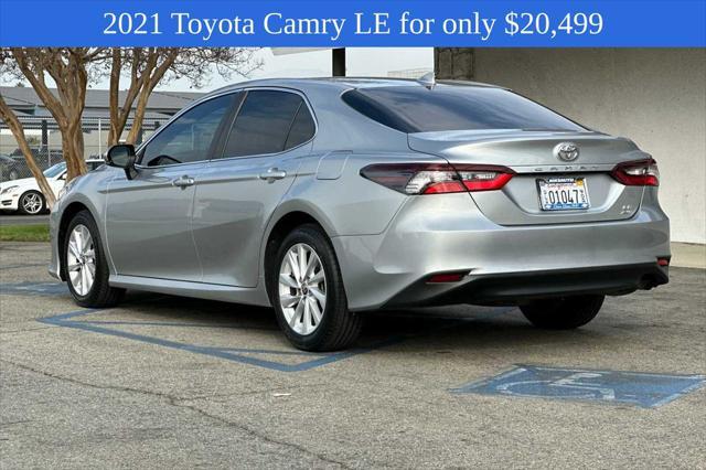 used 2021 Toyota Camry car, priced at $20,398