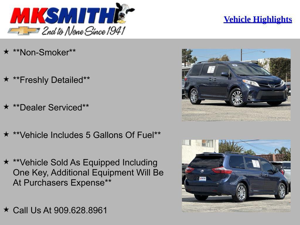 used 2020 Toyota Sienna car, priced at $23,288