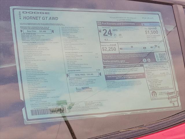 new 2024 Dodge Hornet car, priced at $34,599