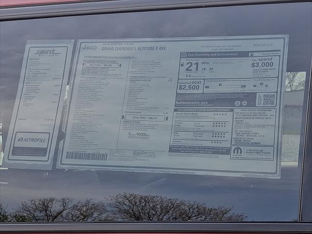 new 2025 Jeep Grand Cherokee L car, priced at $50,375