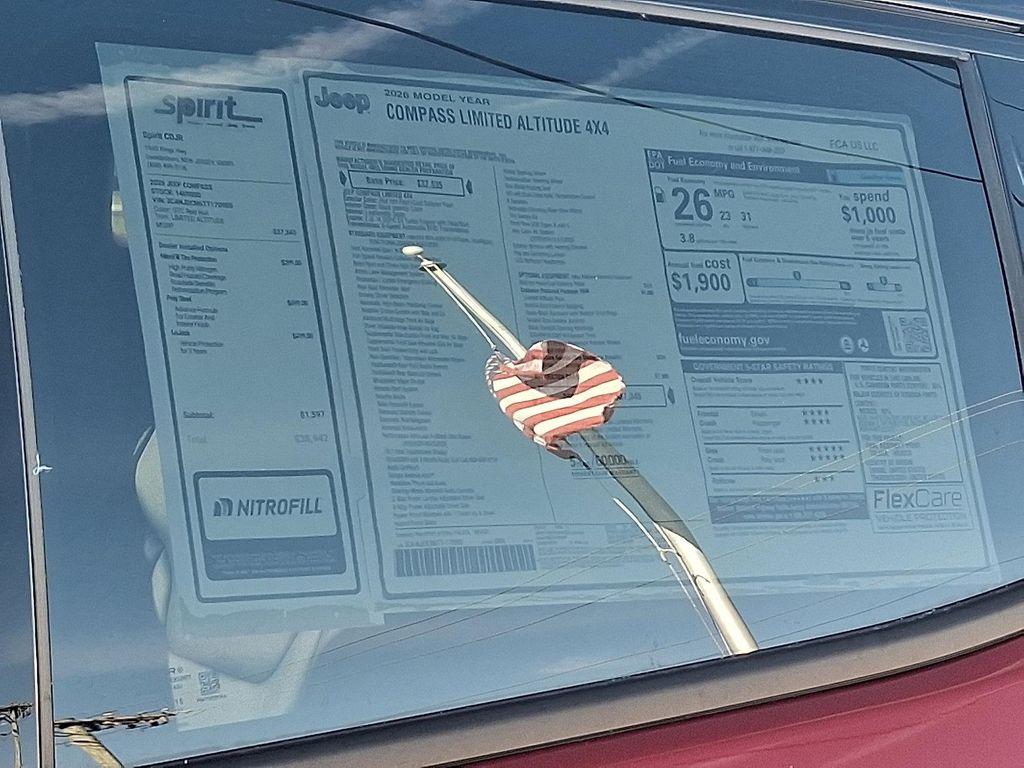 new 2026 Jeep Compass car, priced at $36,999