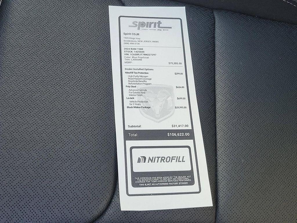 used 2024 Ram 1500 car, priced at $77,500