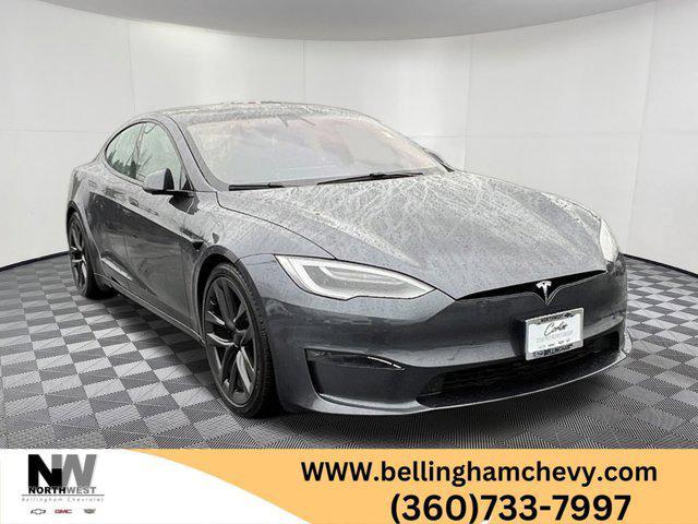 used 2021 Tesla Model S car, priced at $53,997