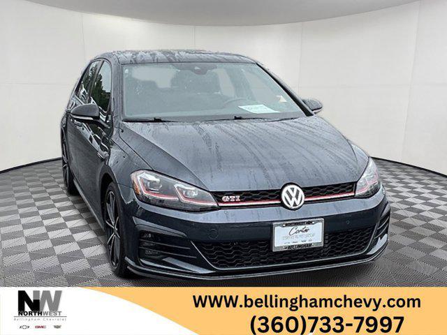 used 2021 Volkswagen Golf GTI car, priced at $25,497