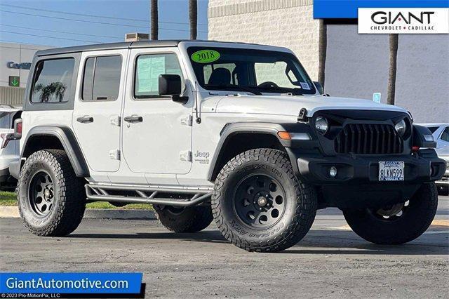 used 2018 Jeep Wrangler Unlimited car, priced at $24,799