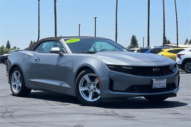 used 2021 Chevrolet Camaro car, priced at $29,566